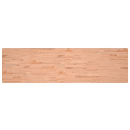 vidaXL Schreibtischplatte 200x55x2,5 cm Massivholz Buche