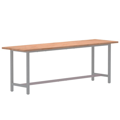 vidaXL Schreibtischplatte 200x55x2,5 cm Massivholz Buche