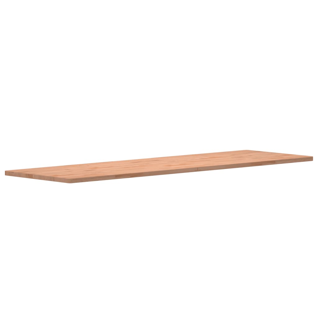 vidaXL Schreibtischplatte 200x55x2,5 cm Massivholz Buche