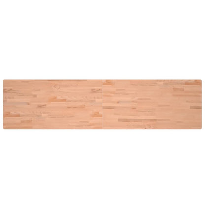 vidaXL Schreibtischplatte 220x55x2,5 cm Massivholz Buche