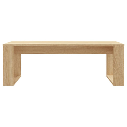 vidaXL Table basse chêne Sonoma 102x50x35 cm bois d'ingénierie