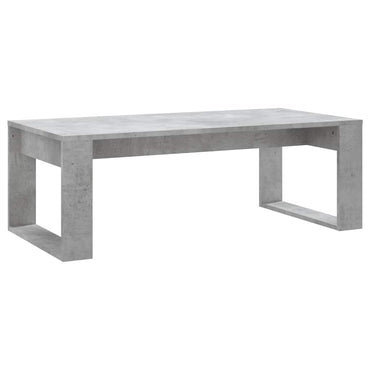 vidaXL Table basse gris béton 102x50x35 cm Aggloméré