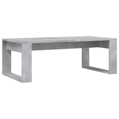 vidaXL Table basse gris béton 102x50x35 cm Aggloméré