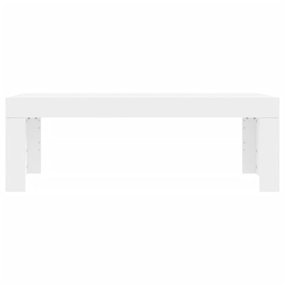 vidaXL Table basse Blanc 102x50x36 cm Bois d'ingénierie