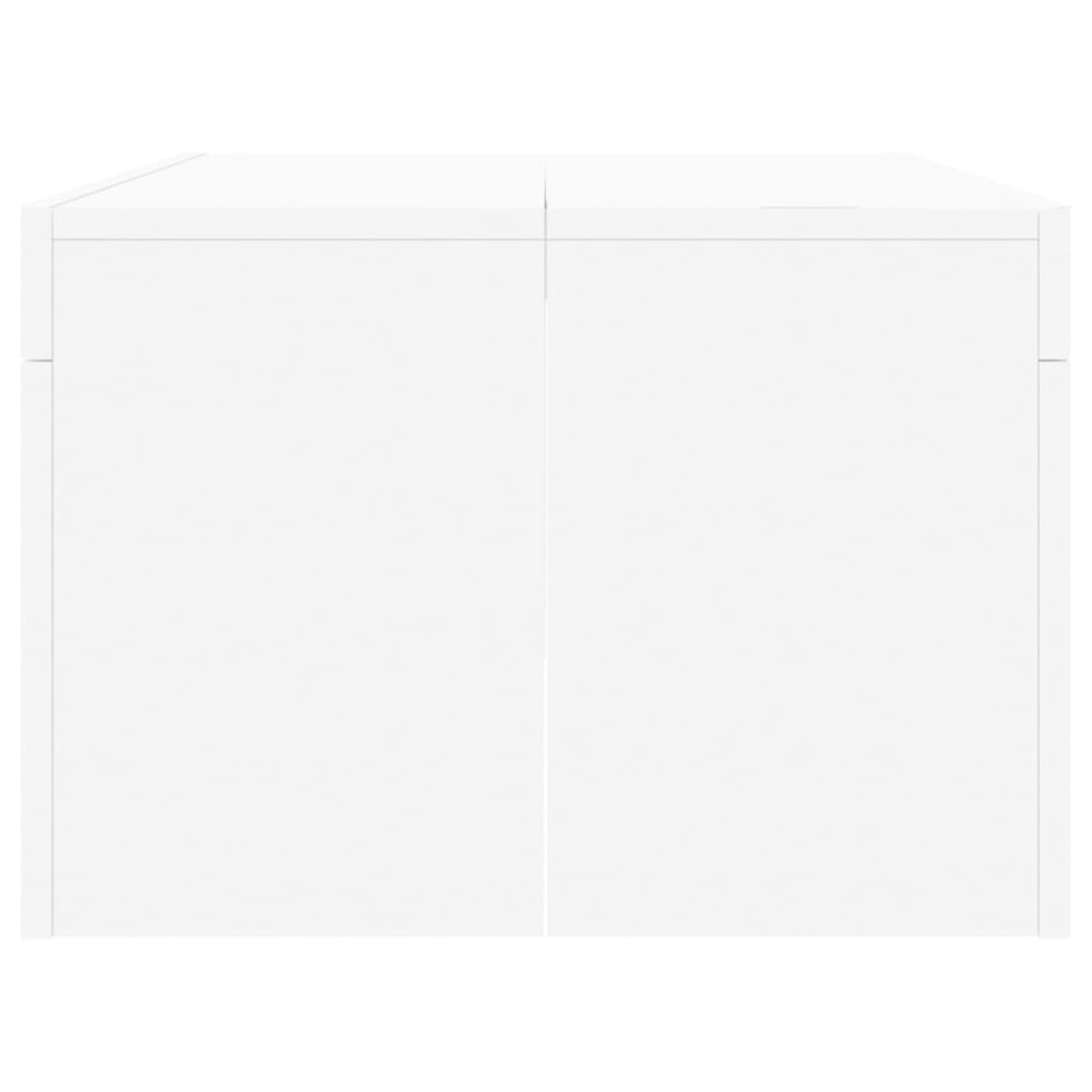 vidaXL Table basse Blanc 102x50x36 cm Bois d'ingénierie