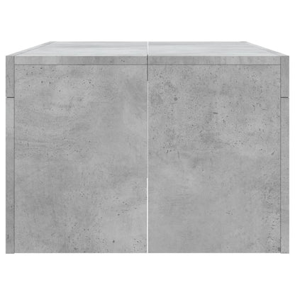 vidaXL Table basse gris béton 102x50x36 cm Aggloméré