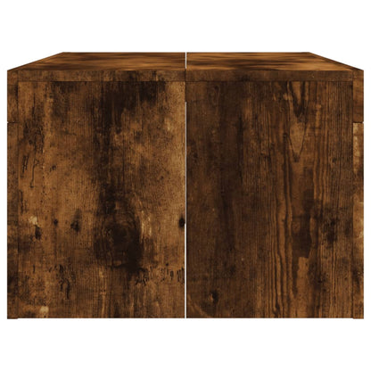 vidaXL Table basse chêne fumé 102x50x36 cm Bois d'ingénierie