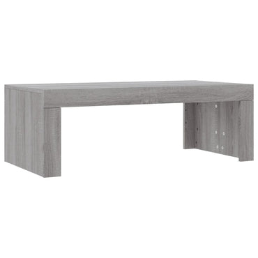 vidaXL Table basse gris Sonoma 102x50x36 cm Aggloméré
