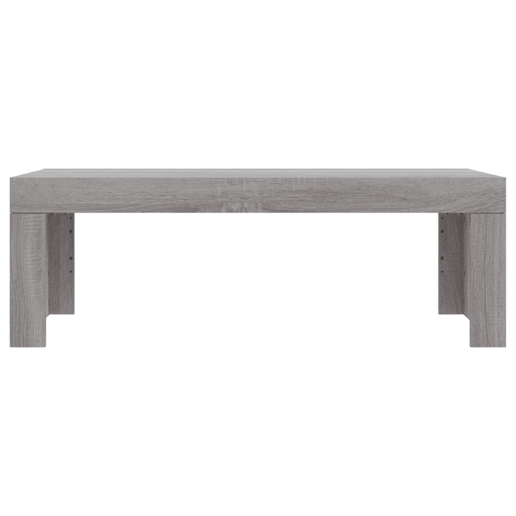 vidaXL Table basse gris Sonoma 102x50x36 cm Aggloméré