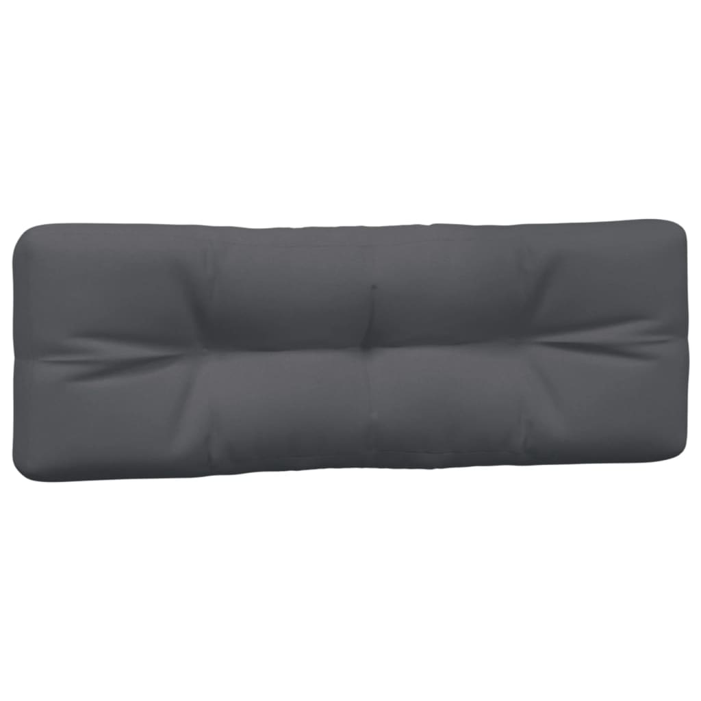 vidaXL Coussins de palette 7 pcs Anthracite Tissu