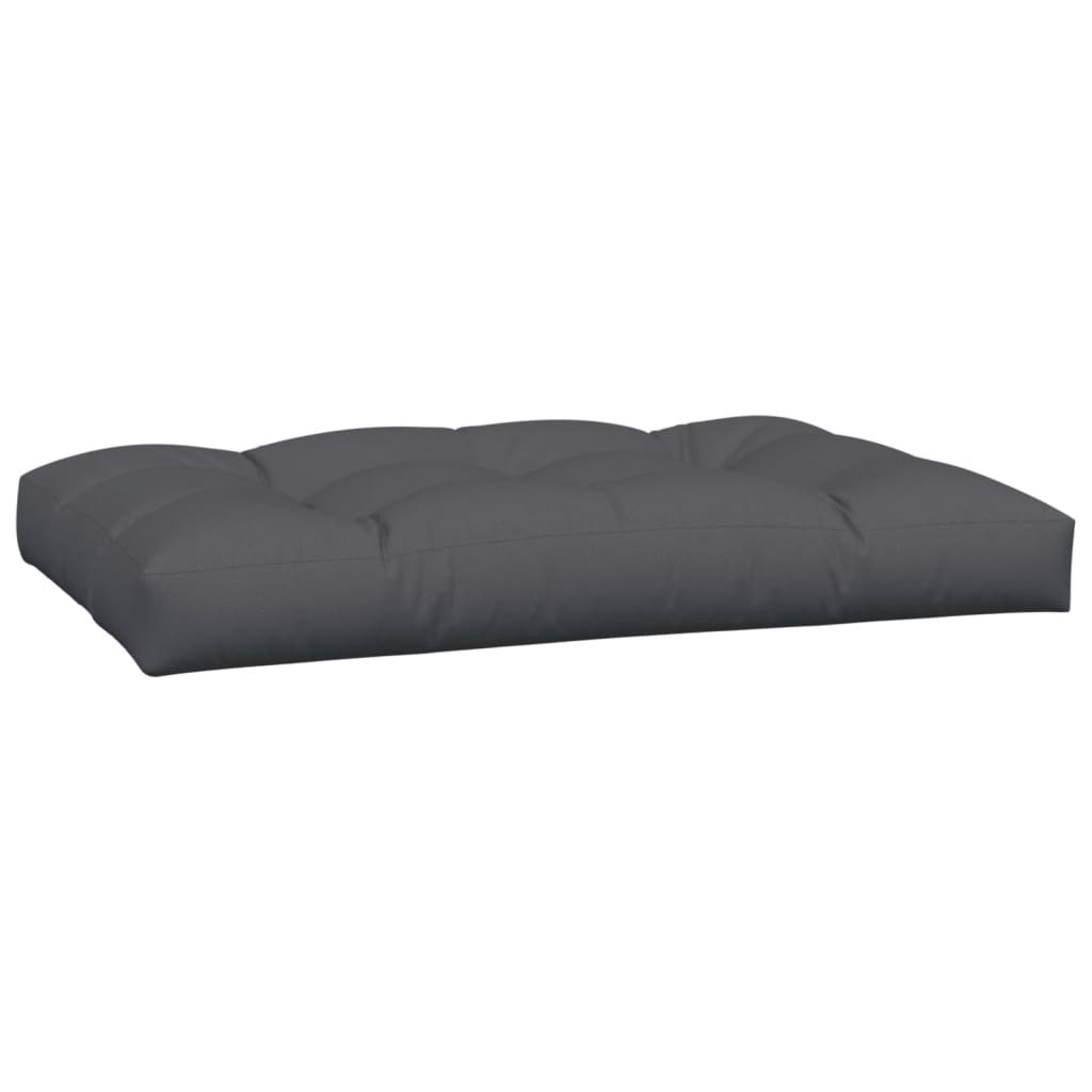 vidaXL Coussins de palette 7 pcs Anthracite Tissu