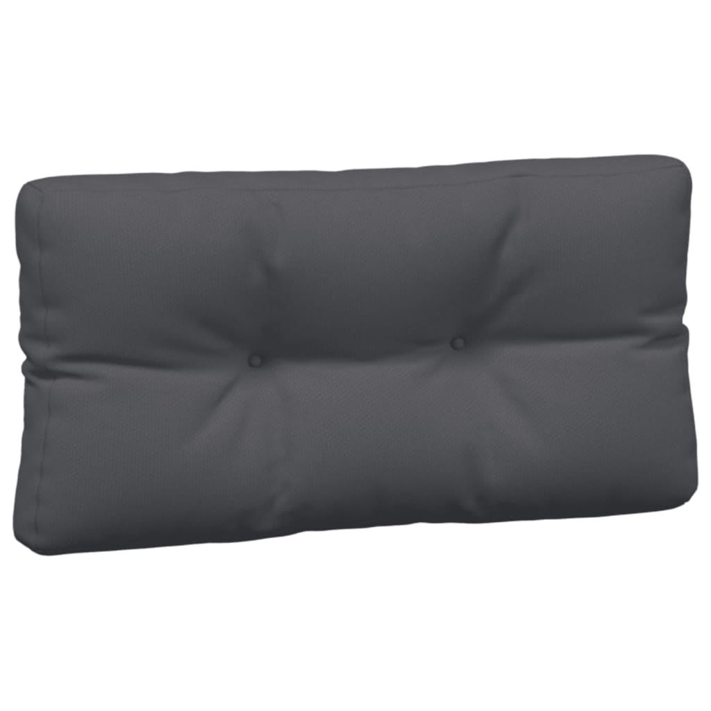 vidaXL Coussins de palette 7 pcs Anthracite Tissu