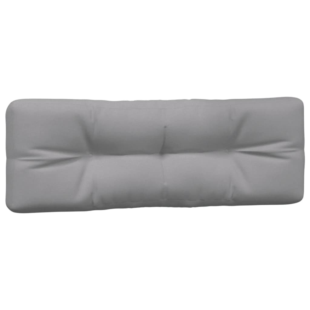 vidaXL Coussins de palette 7 pcs Gris Tissu