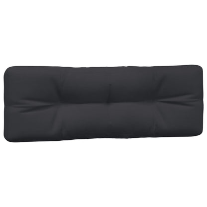 vidaXL Palettenkissen 7-tlg. Schwarz Stoff
