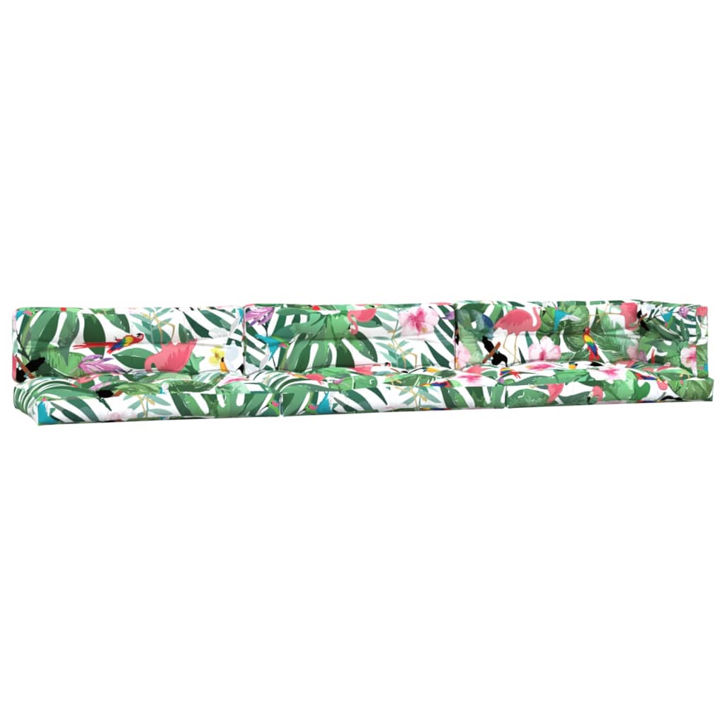 vidaXL Coussins pour palettes 7 pcs Tissu multicolore