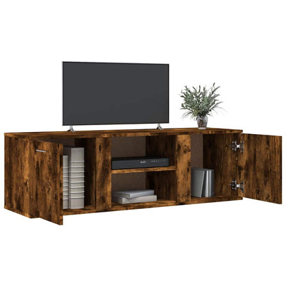 vidaXL TV-Schrank Räuchereiche 120x34x37 cm Holzwerkstoff