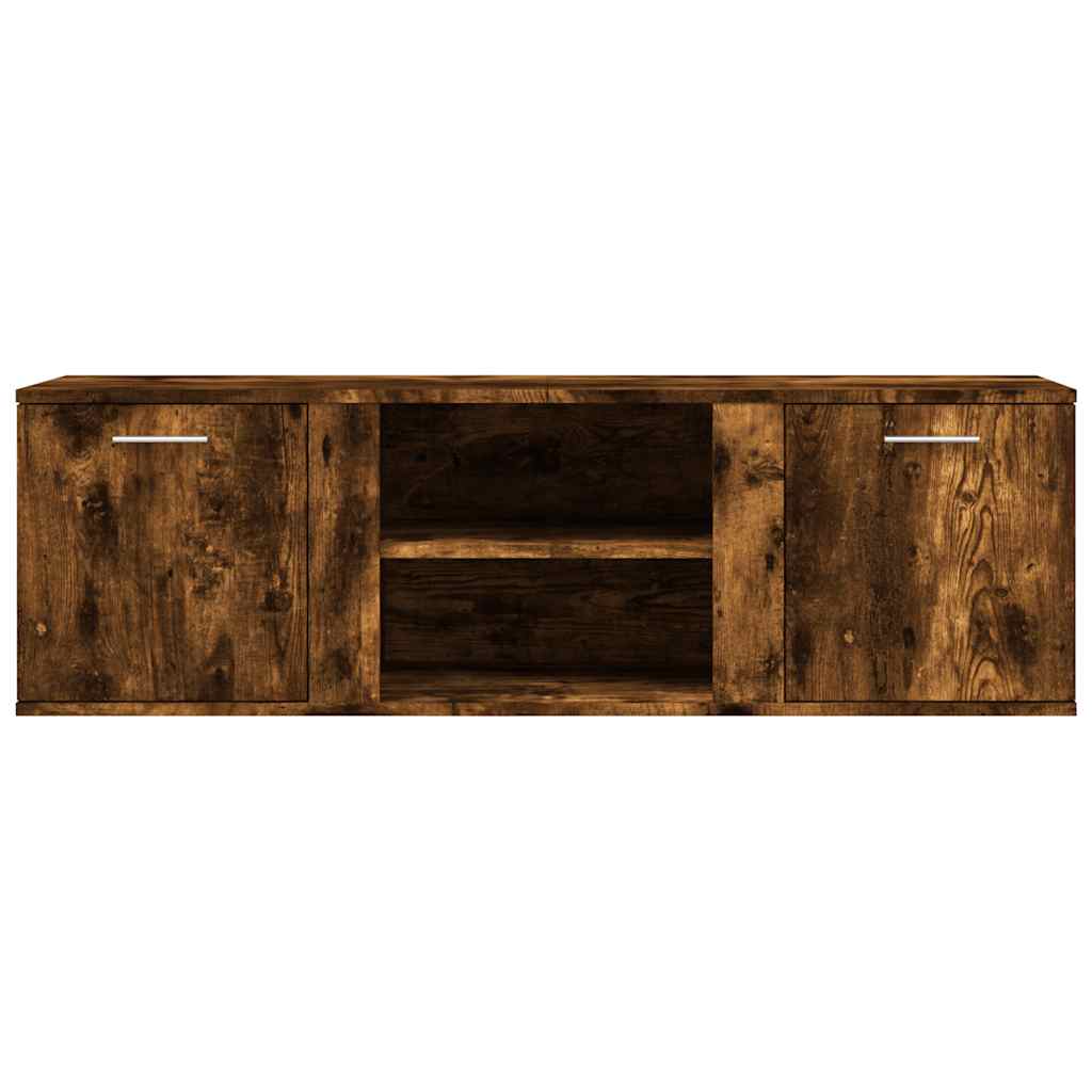vidaXL TV-Schrank Räuchereiche 120x34x37 cm Holzwerkstoff