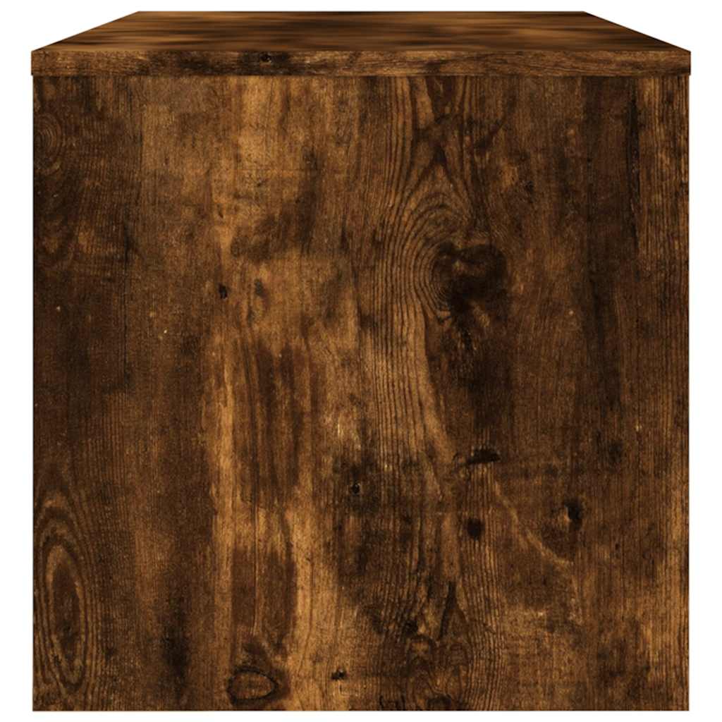 vidaXL TV-Schrank Räuchereiche 120x34x37 cm Holzwerkstoff