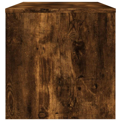 vidaXL TV-Schrank Räuchereiche 120x34x37 cm Holzwerkstoff