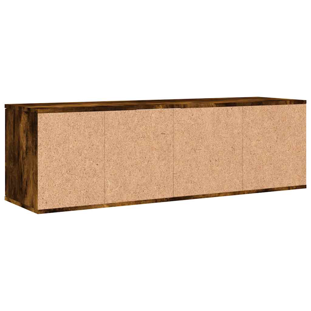 vidaXL TV-Schrank Räuchereiche 120x34x37 cm Holzwerkstoff