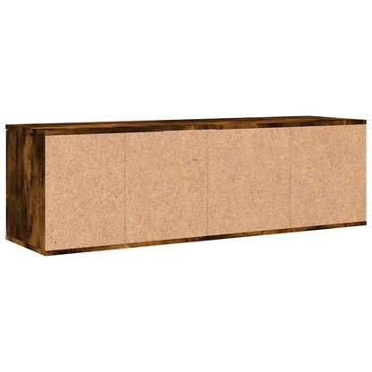 vidaXL TV-Schrank Räuchereiche 120x34x37 cm Holzwerkstoff