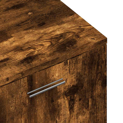 vidaXL TV-Schrank Räuchereiche 120x34x37 cm Holzwerkstoff
