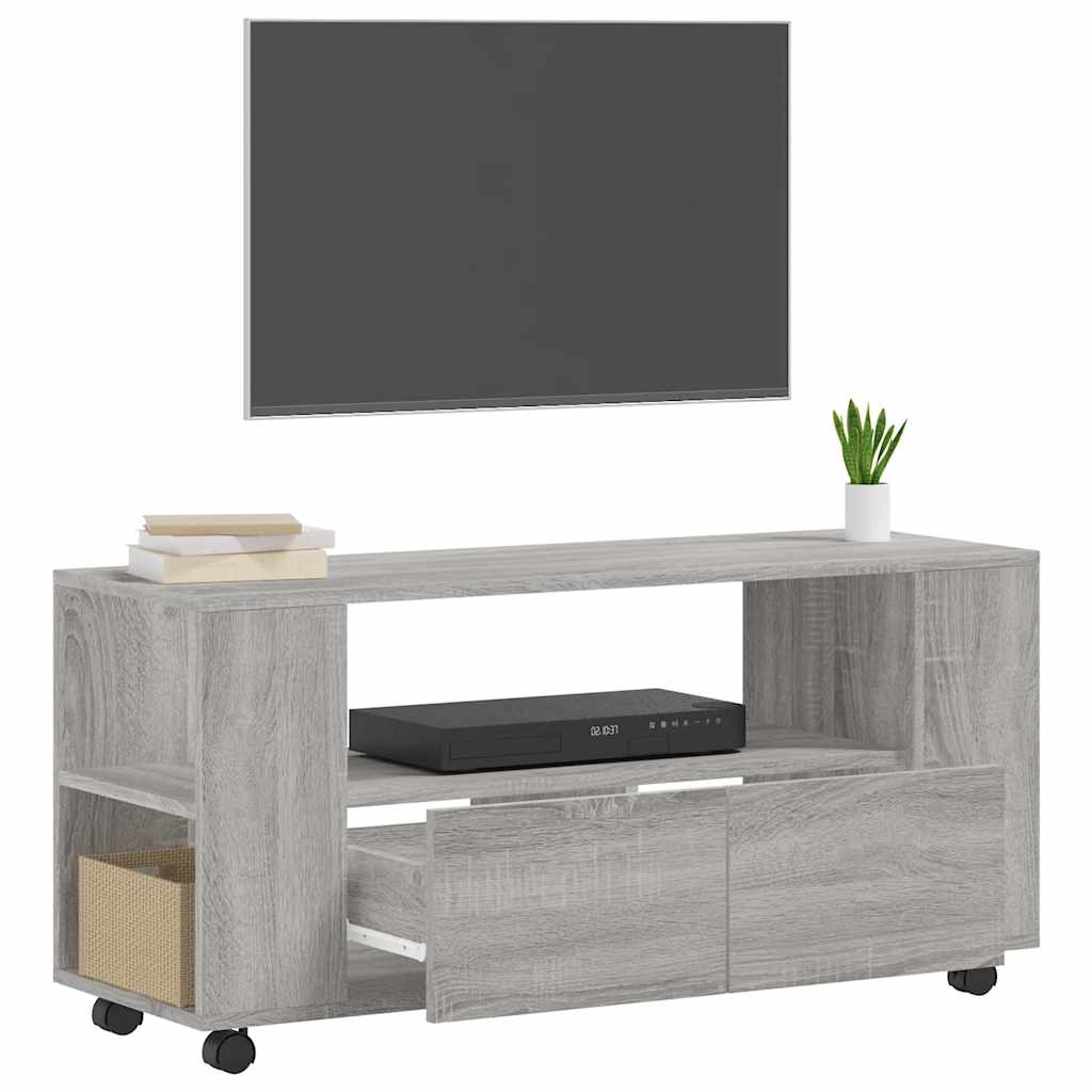vidaXL TV-Schrank Grau Sonoma 102x34,5x43 cm Holzwerkstoff