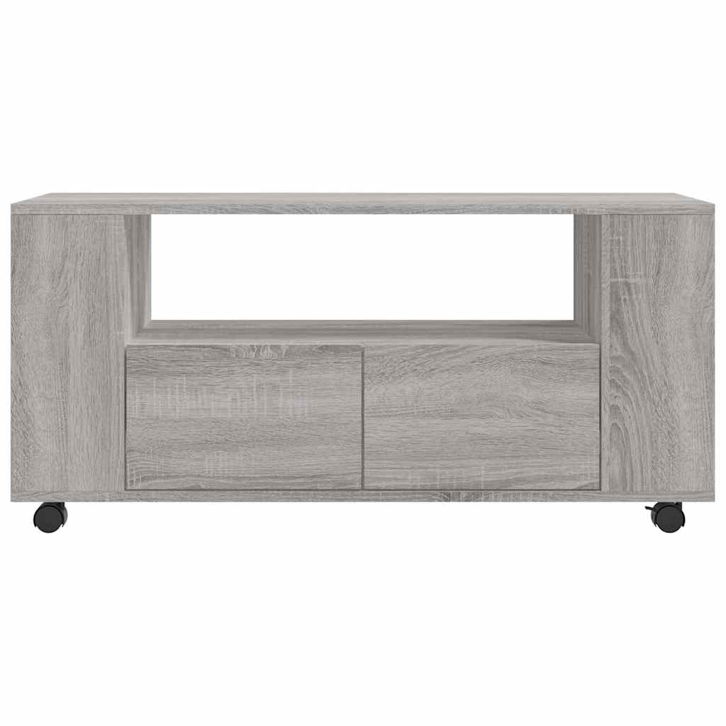 TV-Schrank Grau Sonoma 102x34,5x43 cm Holzwerkstoff