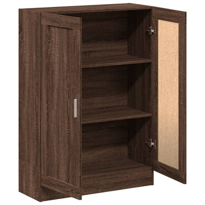 vidaXL Bücherschrank Braun Eichen-Optik 82,5x30,5x115 cm Holzwerkstoff