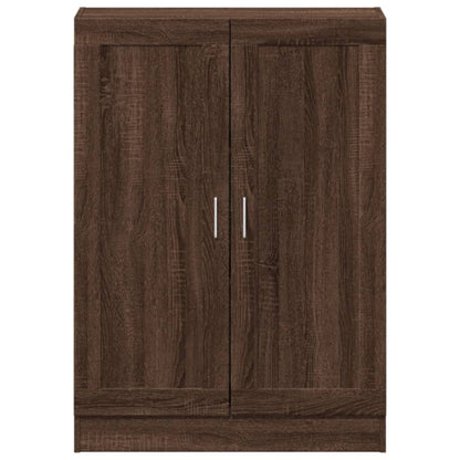 vidaXL Bücherschrank Braun Eichen-Optik 82,5x30,5x115 cm Holzwerkstoff