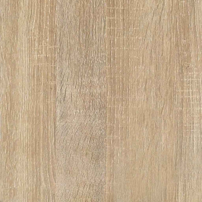 vidaXL Badschrank mit Spiegel Sonoma-Eiche Holzwerkstoff