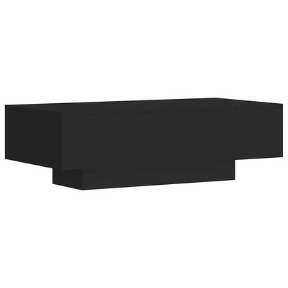 vidaXL Table basse noire 100x49,5x31 cm en bois d'ingénierie