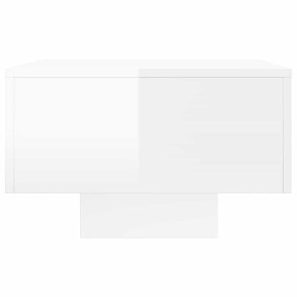 vidaXL Couchtisch Hochglanz-Weiß 100x49,5x31 cm Holzwerkstoff