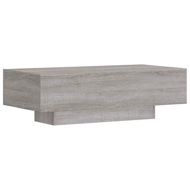 vidaXL Table basse gris Sonoma 100x49,5x31 cm Aggloméré