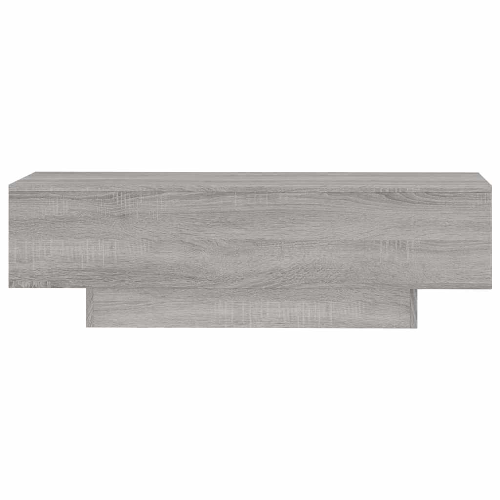 vidaXL Table basse gris Sonoma 100x49,5x31 cm Aggloméré
