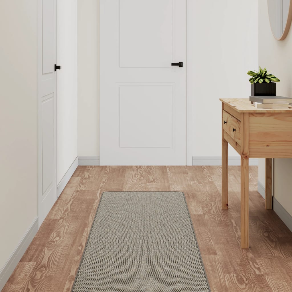 vidaXL Teppichläufer Sisal-Optik Platina 50x250 cm