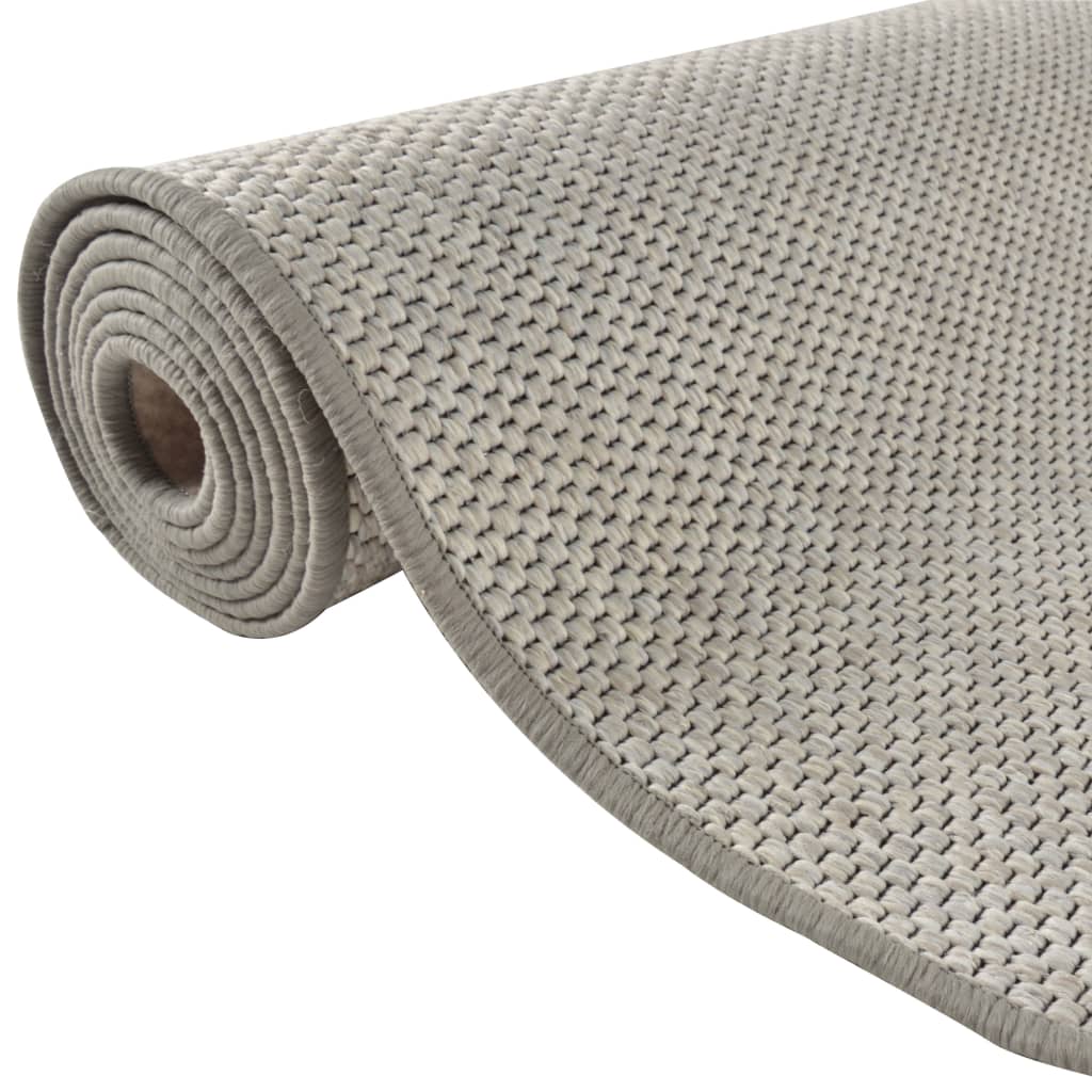 vidaXL Teppichläufer Sisal-Optik Platina 50x300 cm