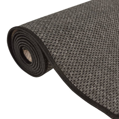 vidaXL Teppichläufer Sisal-Optik Anthrazit 50x200 cm