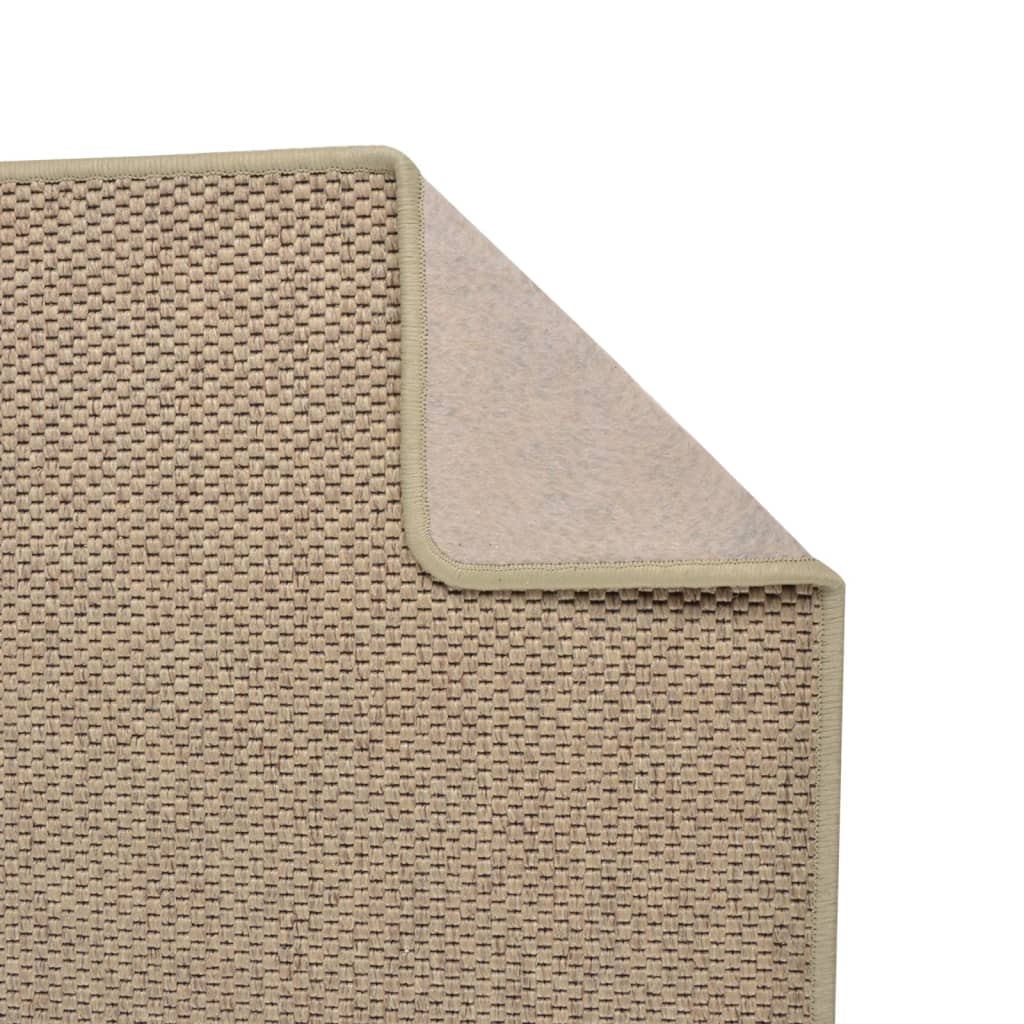 vidaXL Teppichläufer Sisal-Optik Sandfarben 80x150 cm