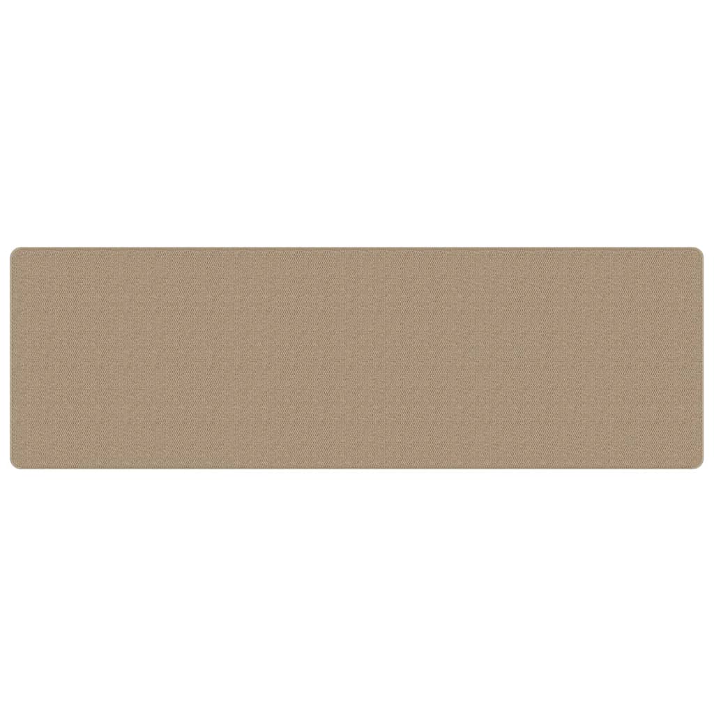 vidaXL Teppichläufer Sisal-Optik Sandfarben 80x250 cm