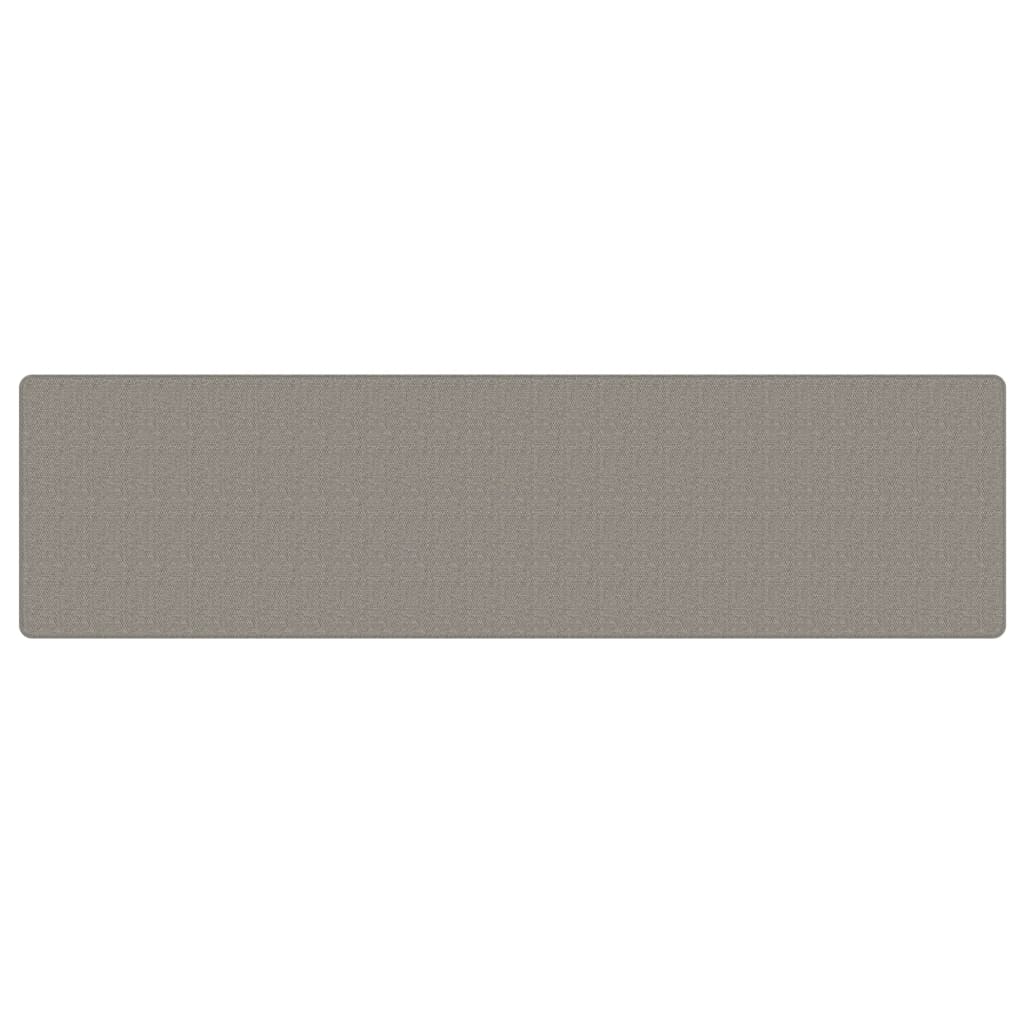 vidaXL Teppichläufer Sisal-Optik Silbern 80x300 cm
