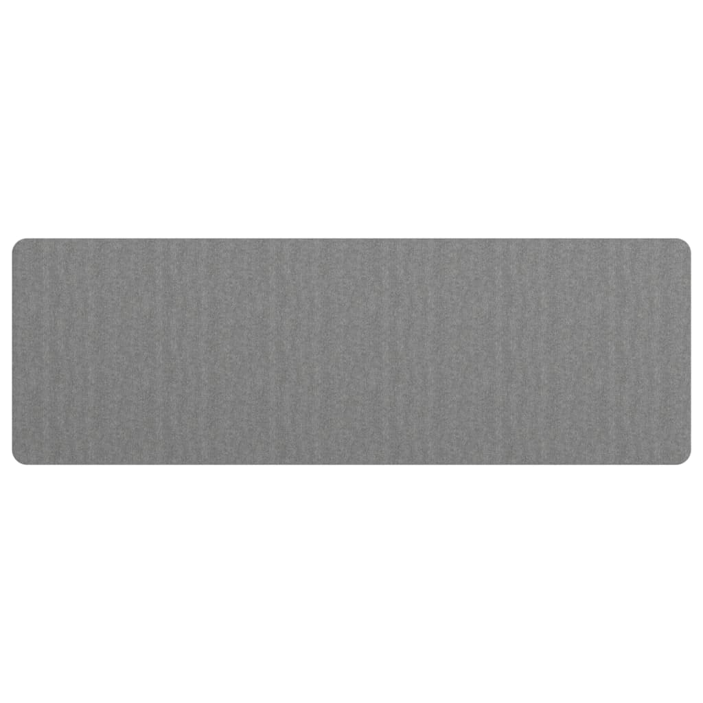 vidaXL Teppichläufer Grau 60x180 cm