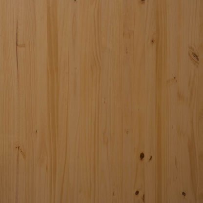 vidaXL Meuble de rangement à roulettes avec tiroirs MOSS Marron Miel Bois de pin massif