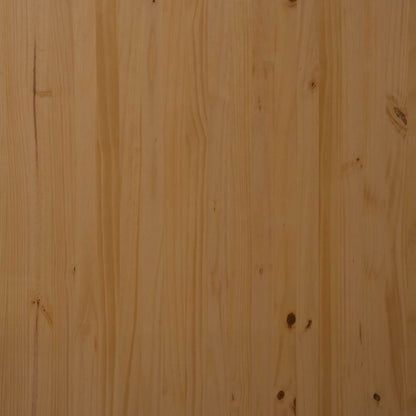 vidaXL Meuble de rangement à roulettes avec tiroirs MOSS Marron Miel Bois de pin massif