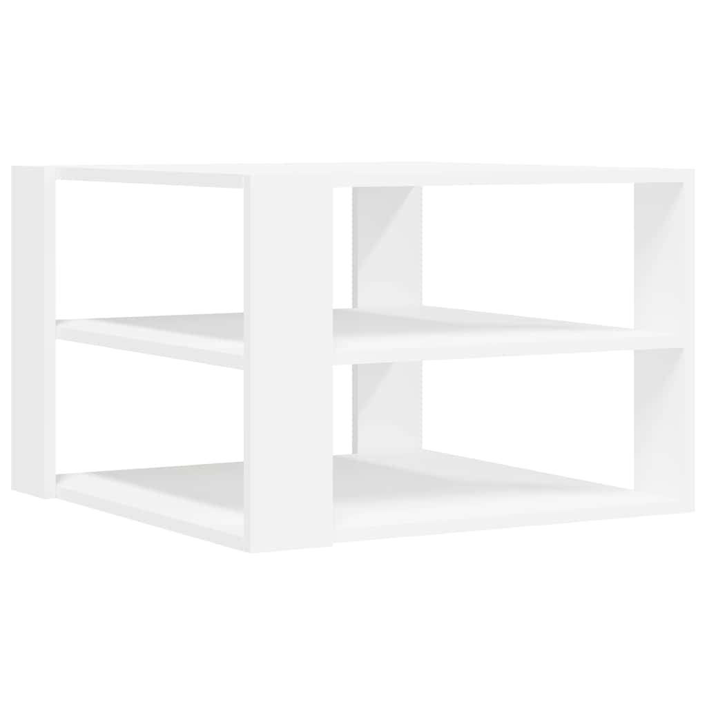 vidaXL Couchtisch Weiß 58x58x40 cm Holzwerkstoff