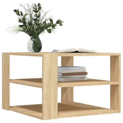 vidaXL Couchtisch Sonoma-Eiche 58x58x40 cm Holzwerkstoff