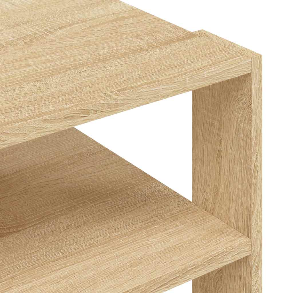 vidaXL Couchtisch Sonoma-Eiche 58x58x40 cm Holzwerkstoff