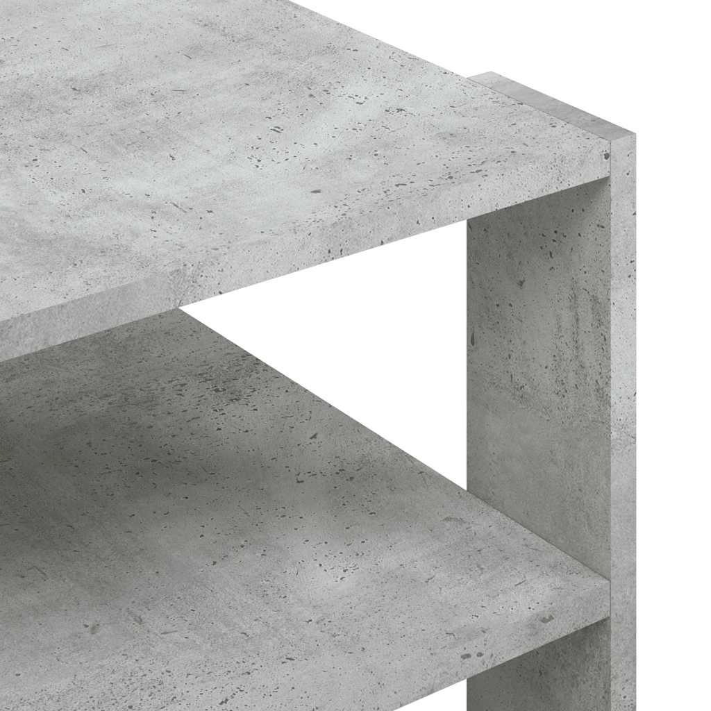 vidaXL Couchtisch Betongrau 58x58x40 cm Holzwerkstoff