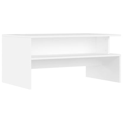 vidaXL Couchtisch Weiß 90x55x42,5 cm Holzwerkstoff