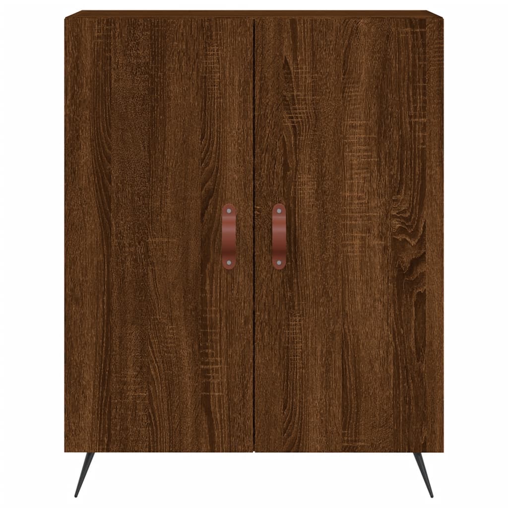 vidaXL Highboard Braun Eichen-Optik 69,5x34x180 cm Holzwerkstoff